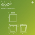 Philips Blaise Vägglampa Solcell LED 250/20lm Svart Philips Blaise Vägglampa Solcell LED 250/20lm Svart