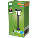 Philips Nissa Piedestal Solcell LED 250/20lm Svart