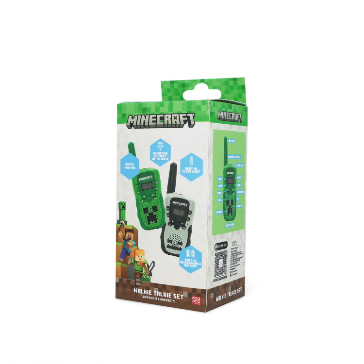 MINECRAFT Walkie Talkie Digital 1000m Minecraft