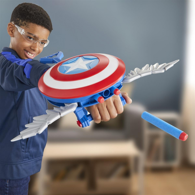 Marvel Avengers Captain America NWO Skyshot Blaster Marvel Avengers Captain America NWO Skyshot Blaster