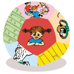 ASTRID LINDGREN Soft Ball Pippi
