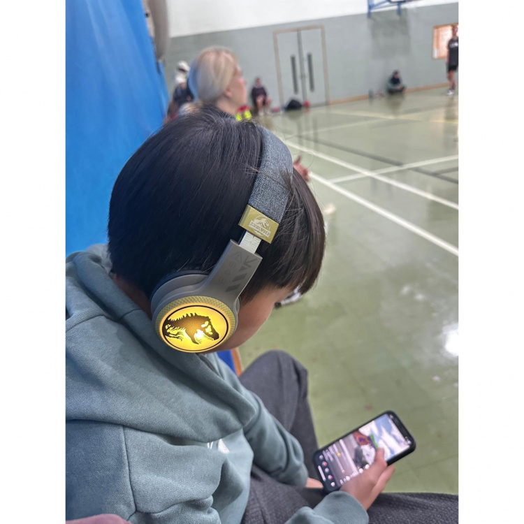 Jurassic World Hovedtelefon T-rex Trådløs LED On-Ear Jurassic World Hovedtelefon T-rex Trådløs LED On-Ear