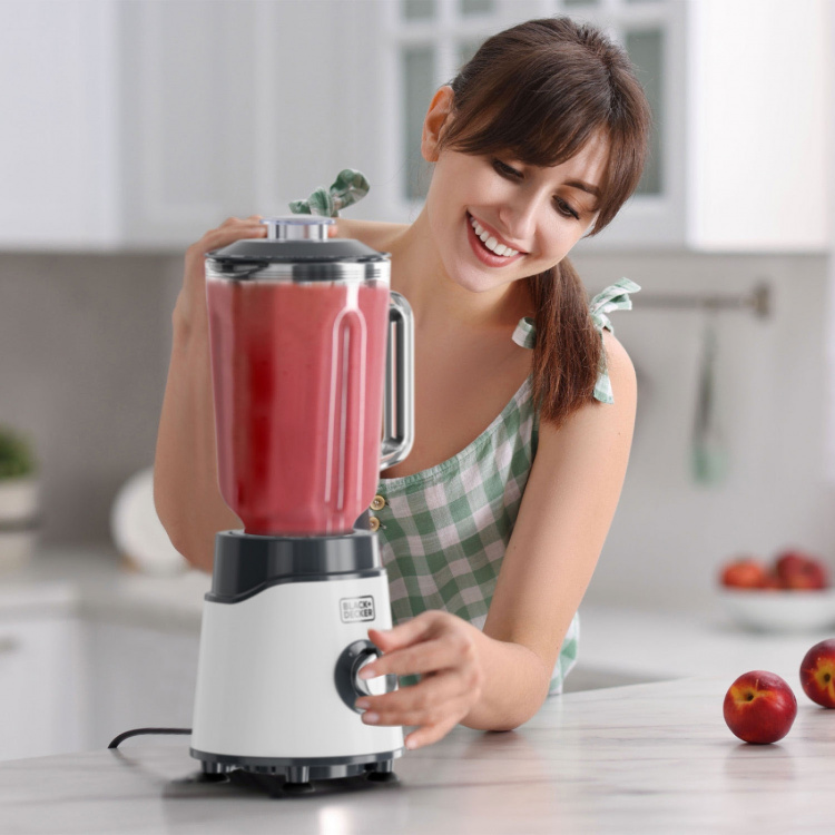 BLACK+DECKER Blender 1000W Hvid