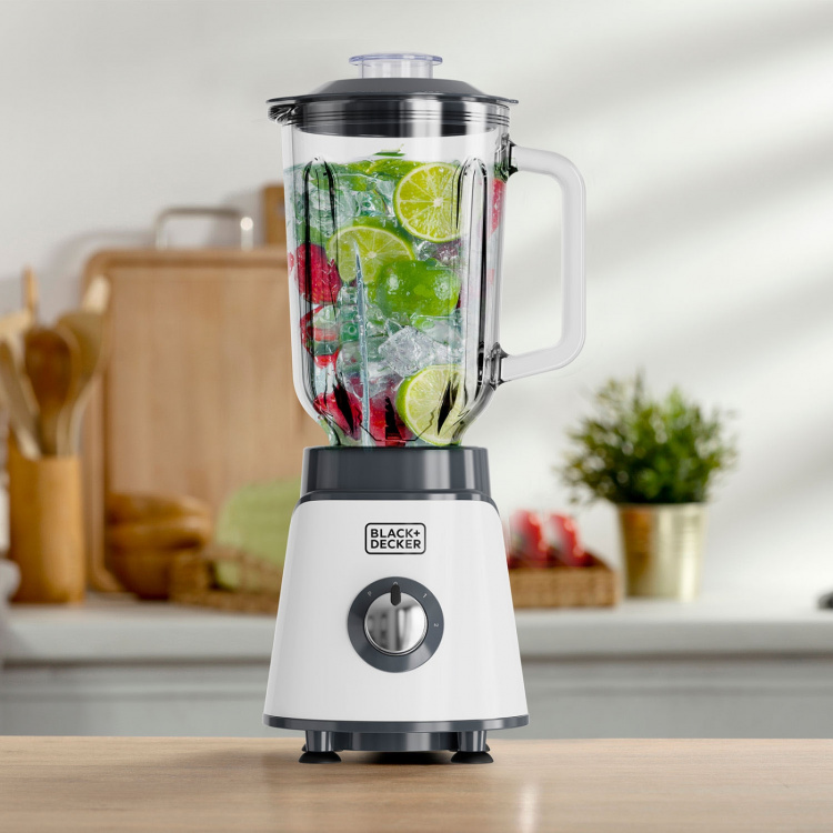 BLACK+DECKER Blender 1000W Hvid