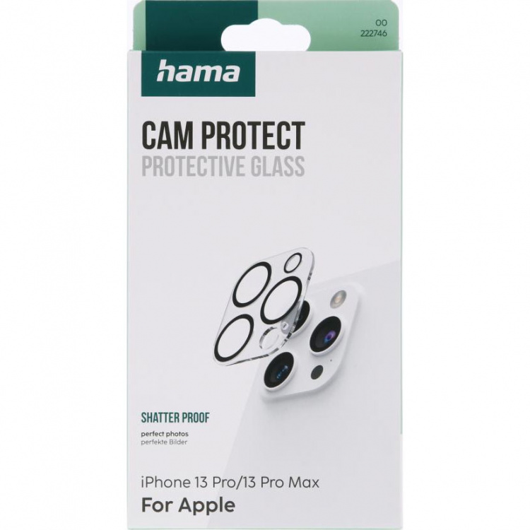 Hama Kamera Beskyttelsesglas iPhone 13 Pro/13 Pro Max Hama Kamera Beskyttelsesglas iPhone 13 Pro/13 Pro Max