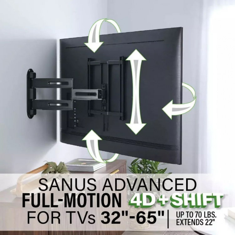 SANUS TV-ophæng 4D Max Vesa 400x400 32