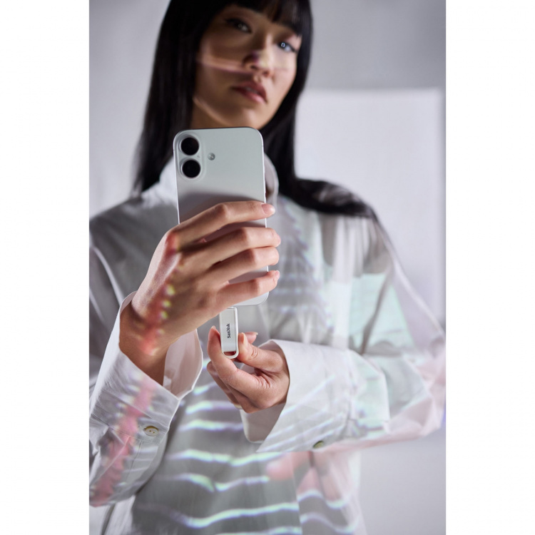 SanDisk USB-drev Phone Drive USB-C 64GB Arktisk Hvid