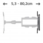 Hama Vægophæng TV Fuld Bevægelse Lang Arm VESA 400x400