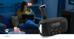 Nedis Nødradio | Borddesign | AM / FM | Powerbank funktion | Accu drevet / Håndsving / USB Drevet | Sort Nedis Nødradio | Borddesign | AM / FM | Powerbank funktion | Accu drevet / Håndsving / USB Drevet | Sort