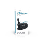Nedis Nødradio | Borddesign | AM / FM | Powerbank funktion | Accu drevet / Håndsving / USB Drevet | Sort Nedis Nødradio | Borddesign | AM / FM | Powerbank funktion | Accu drevet / Håndsving / USB Drevet | Sort