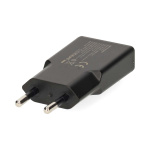 Nedis Vægoplader | 20 W | GaN | PD3.0 | Hurtigopladningsfunktion | 1.5 / 2.0 / 2.22 A / 3.0 A | Antal output: 2 | USB-A / USB-C™ | USB Type C™ (Løs) kabel | 1.50 m | Automatisk Valgt Spænding | Sort