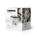 MELISSA Riskoger | 0,6 l | 300 W | non-stick belægning | aftagelig skål | dampkurv | holde-varm-funktion | automatisk slukning | hvid MELISSA Riskoger | 0,6 l | 300 W | non-stick belægning | aftagelig skål | dampkurv | holde-varm-funktion | automatisk slukning | hvid