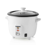 MELISSA Riskoger | 0,6 l | 300 W | non-stick belægning | aftagelig skål | dampkurv | holde-varm-funktion | automatisk slukning | hvid MELISSA Riskoger | 0,6 l | 300 W | non-stick belægning | aftagelig skål | dampkurv | holde-varm-funktion | automatisk slukning | hvid