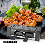 MELISSA Raclette / Gourmetsæt | 2 personer | 400 W | 23 x 10 cm | Non-stick belægning