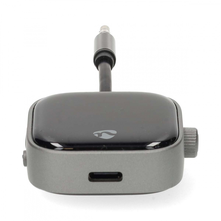 Nedis Bluetooth® Transmitter | Indgang til lyd- / video- / dataforbindelser: USB-C™ Female | Audio / video / dataforbindelser output: USB-C™ Female | SBC | Op til 2 enheder | Maksimal batteritid: 13 timer | Sort