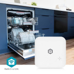 Nedis SmartLife Vand Detektor | Wi-Fi | Batteri | Udvidelse inkluderet | Maks. batteritid: 24 Måned | 80 dB | Hvid