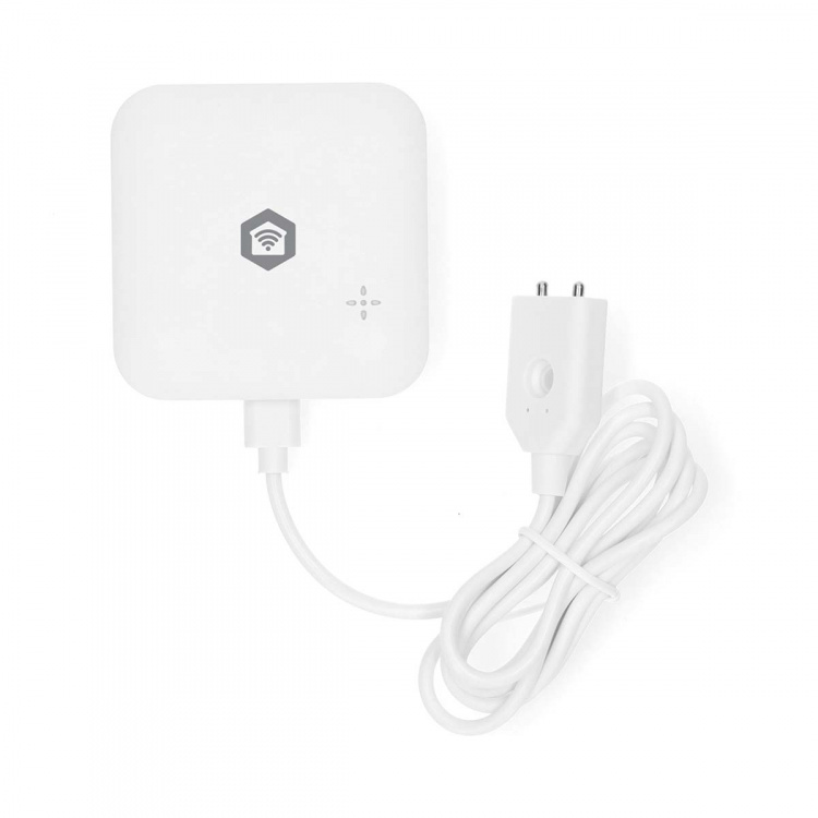 Nedis SmartLife Vand Detektor | Wi-Fi | Batteri | Udvidelse inkluderet | Maks. batteritid: 24 Måned | 80 dB | Hvid