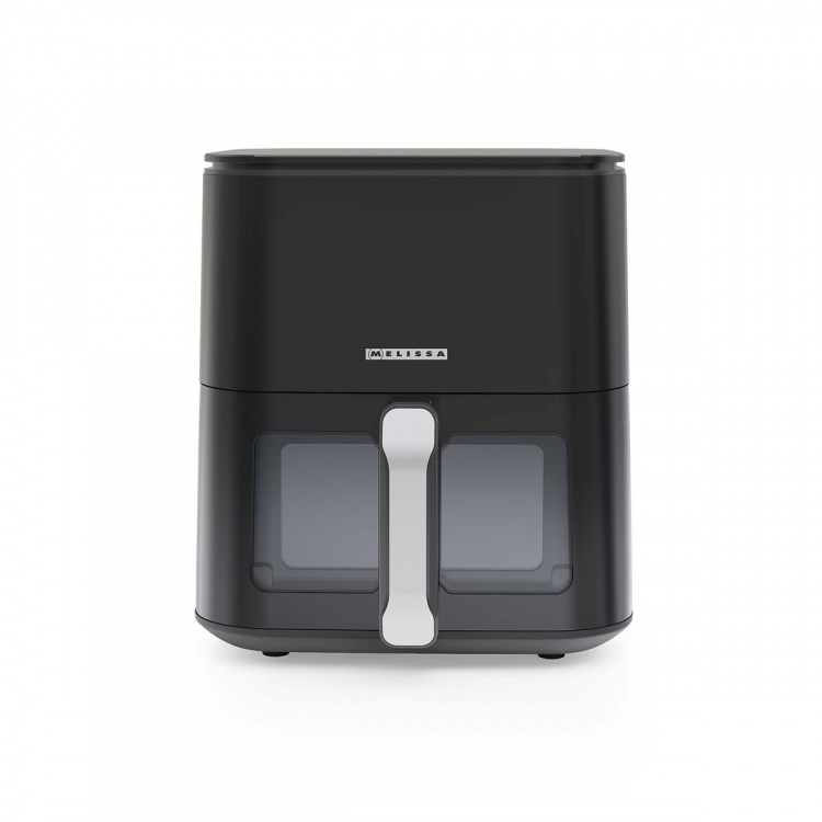 MELISSA Digital Hot Air Fryer XL | 5 l | 60-min timer | 8 forudindstillinger | Visningsvindue | Sort MELISSA Digital Hot Air Fryer XL | 5 l | 60-min timer | 8 forudindstillinger | Visningsvindue | Sort