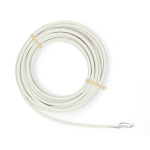 Nedis Coax Kabel På Rulle | Mini Coax | Dobbelt afskærmet | ECA | 10.0 m | Coax | PVC | Hvid | Folie