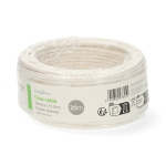 Nedis Coax Kabel På Rulle | Mini Coax | Dobbelt afskærmet | ECA | 20.0 m | Coax | PVC | Hvid | Folie