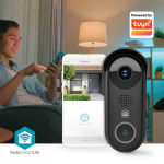 Nedis SmartLife Video Dørtelefon | Transformer | Full HD 1080p | Cloud Storage (mulighed) / microSD (ikke inkluderet) / Onvif | IP54 | Med bevægelsessensor | Nattesyn | Sort