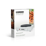 MELISSA Elektrisk kogeplade | 1500 W | Ø 18,5 cm | 6 varmeindstillinger | Skridsikre fødder | Hvid