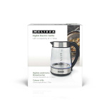 MELISSA Digital elkedel | 1,7 l | 2200 W | Glas | 50/70/80/90/100 °C Forudindstillinger | 360° pirouettebase | Skjult varmeelement | Strix®-controller | Hold-varm-funktion | Tørkogningsbeskyttelse