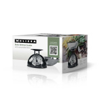 MELISSA Retro køkkenvægt | analog | metalhus | aftagelig skål | maks. 5 kg | 25 grams intervaller | Sort