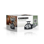 MELISSA Retro køkkenvægt | analog | metalhus | aftagelig skål | maks. 5 kg | 25 grams intervaller | Sort