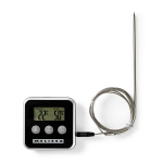 MELISSA Kødtermometer | op til 250°C | Alarmtimer | LCD-display