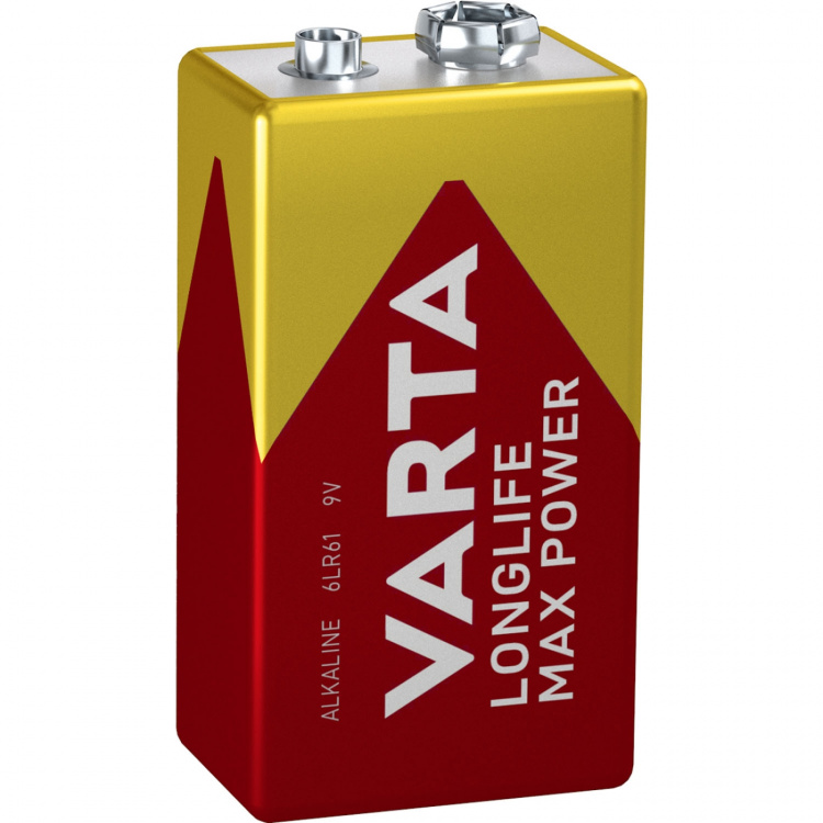 Varta Longlife Max Power 9V Batteri Varta Longlife Max Power 9V Batteri