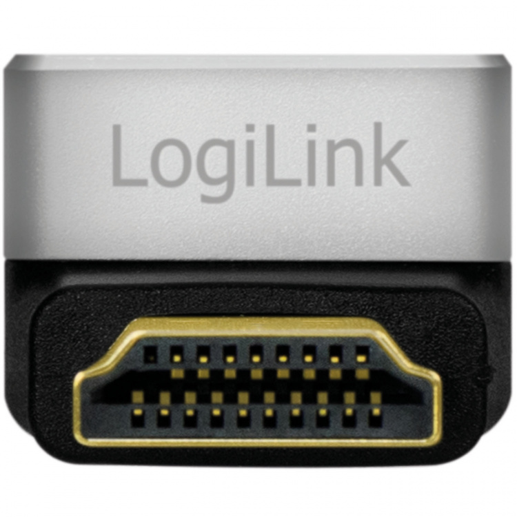 LogiLink HDMI-adapter Vinklad 90° Hane-Hona 8K/60 Hz