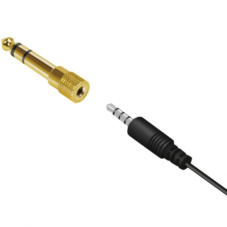 LogiLink Audioadapter 6,3mm hane - 3,5mm hona