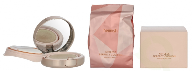 Heimish Artless Perfect Cushion SPF50+ PA+++ 26 g No.21 Light Beige - 2 x 13 gr