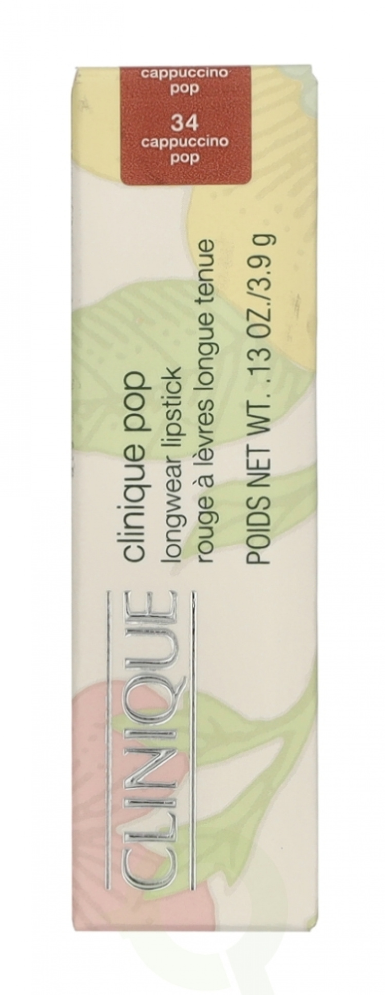 Clinique Pop Longwear Satin Lipstick 3.9 g #16 Cappiccino Pop