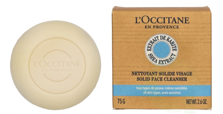 L\'Occitane Shea Solid Face Cleanser 75 g All Skin Types, Even Sensitive
