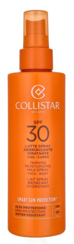 Collistar Tanning Moisturizing Milk Spray Face-Body SPF30 200 ml