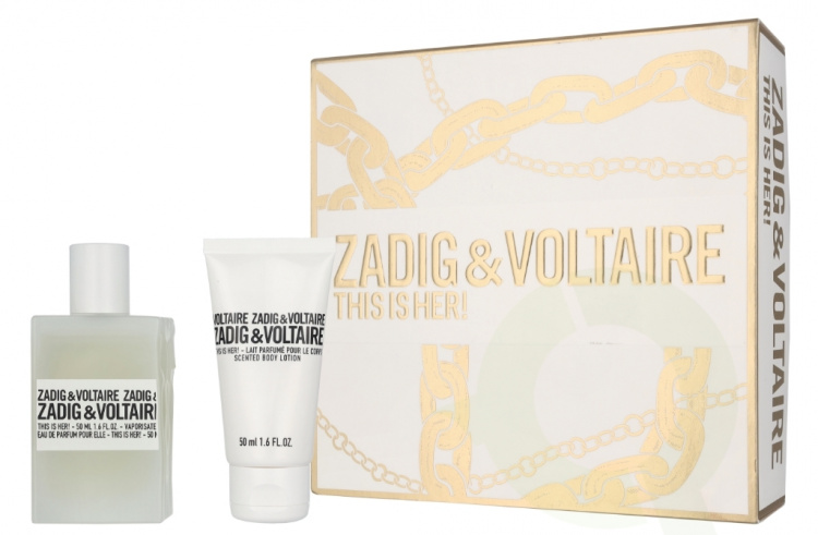 Zadig & Voltaire This Is Her! Giftset 100 ml Edp Spray 50ml/Body Lotion 50ml