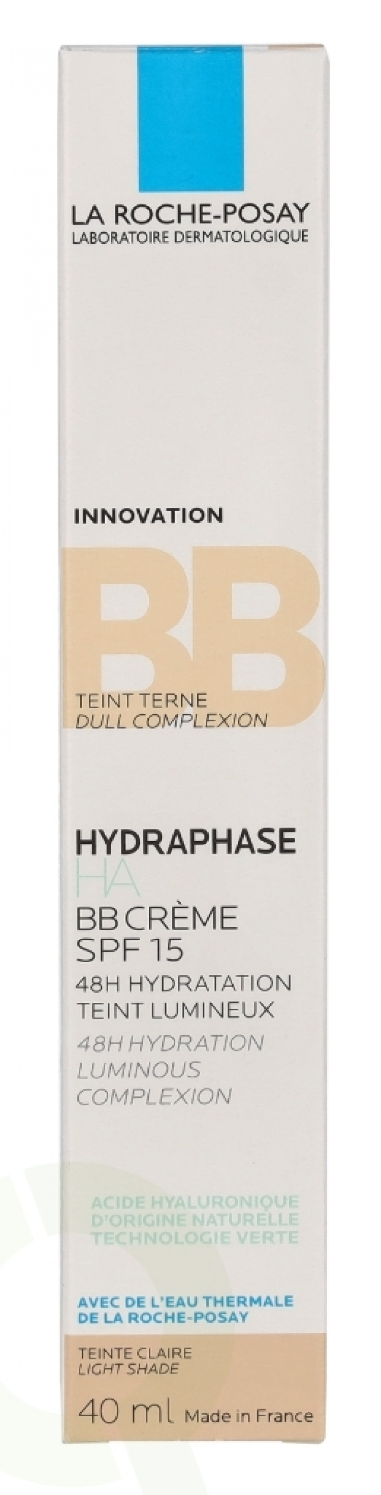 La Roche LRP Hydraphase BB Cream SPF15 40 ml Light