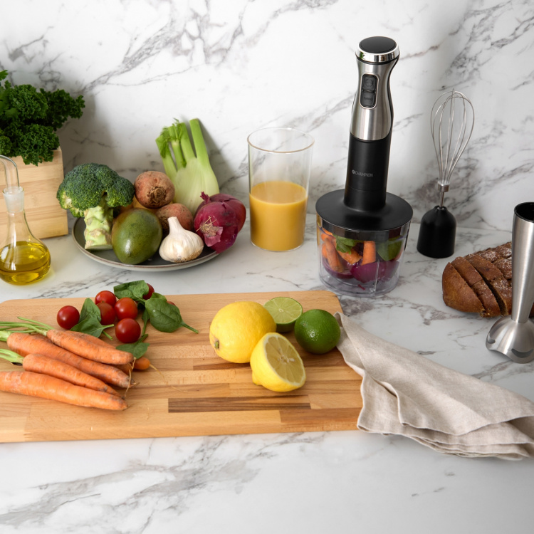 Champion Stavmixer MultiKit 1000W STM600 Rostfri/Svart Champion Stavmixer MultiKit 1000W STM600 Rostfri/Svart