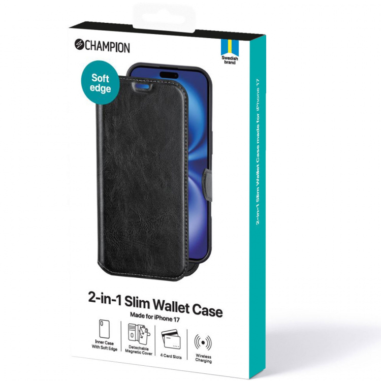 Champion 2-in-1 Slim wallet iPhone 17 Champion 2-in-1 Slim wallet iPhone 17