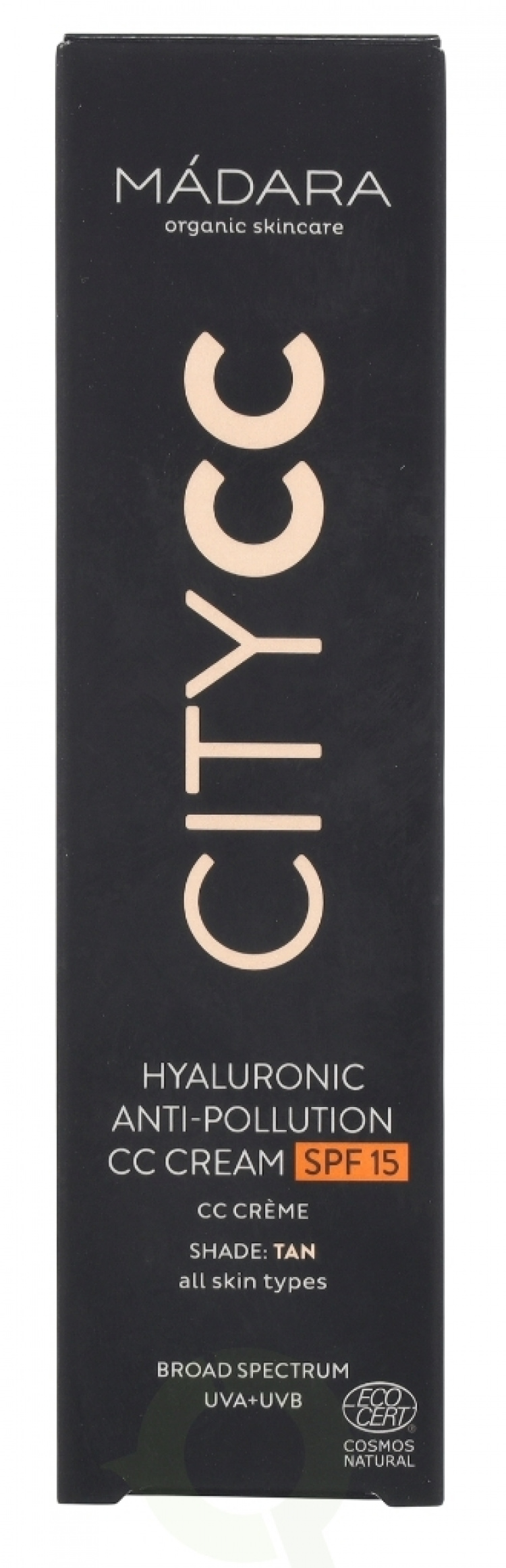 Madara Citycc Anti-Pollution Hyaluronic Cream CC SPF 40 ml 15 Tan