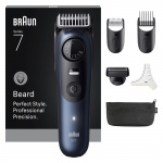 Braun Skægtrimmer Series 7, +6 Barbering Tools, BT7520 - Sort / Deep Blue Braun Skægtrimmer Series 7, +6 Barbering Tools, BT7520 - Sort / Deep Blue