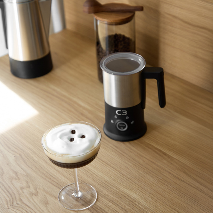 C3 Mjölkskummare Design 240ml/115ml MF700 Borstad Rostfri stål C3 Mjölkskummare Design 240ml/115ml MF700 Borstad Rostfri stål