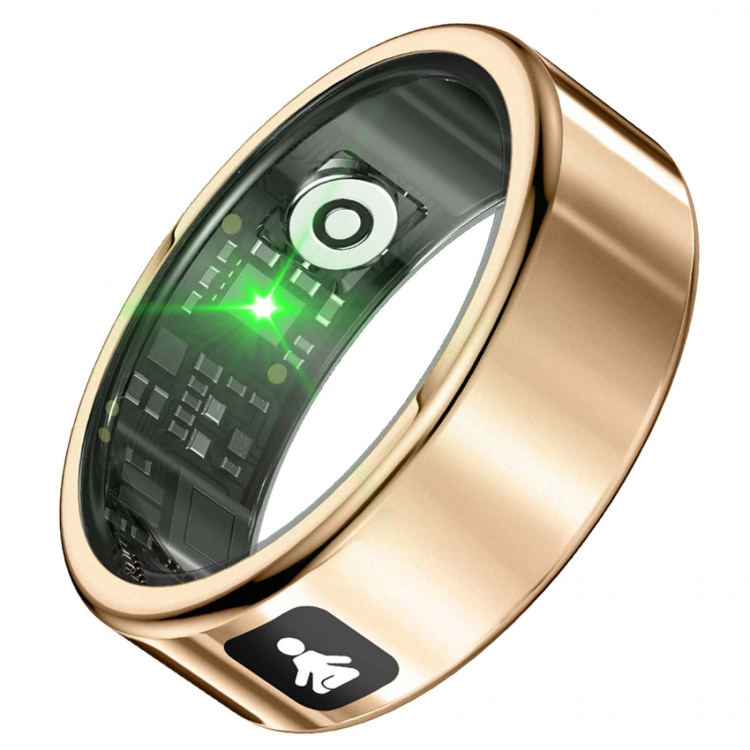 Fitpaddy Fitring Smart Ring med Display XL