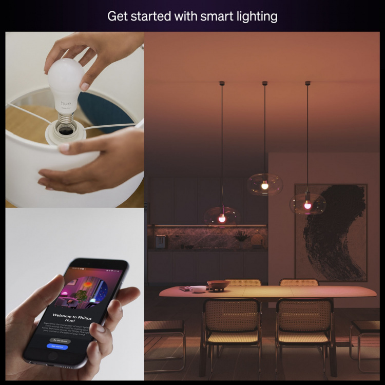Philips Hue Essential White and color ambiance E27 60W 806lm 1-pack
