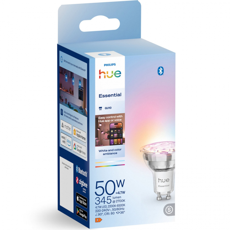 Philips Hue Essential White and color ambiance GU10 50W 345lm 1-pack