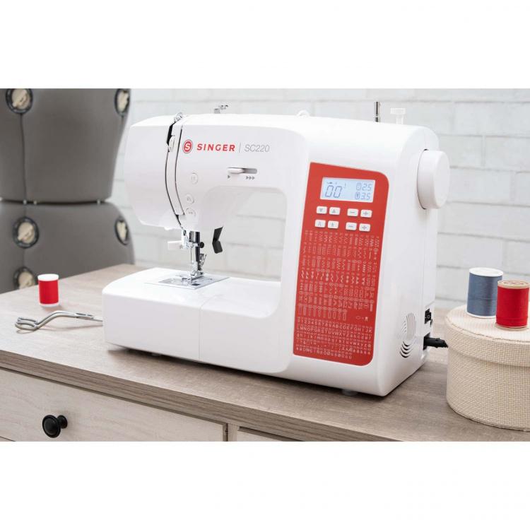 Singer Symaskin SC220 RD 200st stygnprogram