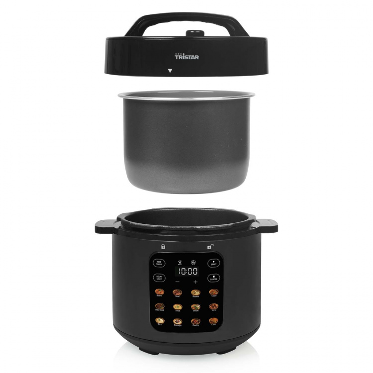 Tristar Tryckkokare 6l RK-6160 1000W Digital 12 Prog