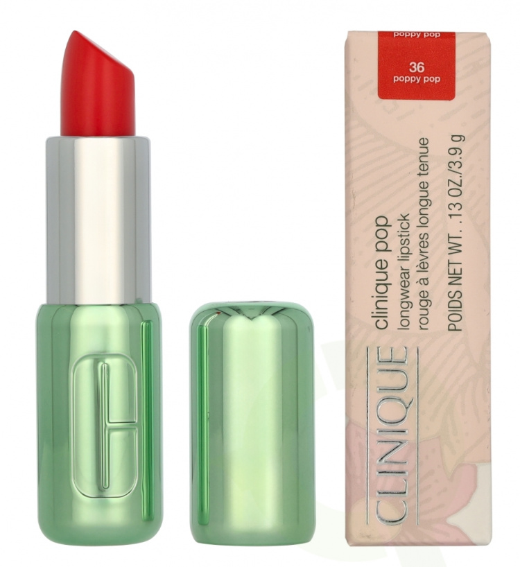 Clinique Pop Longwear Satin Lipstick 3.9 g #36 Poppy Pop